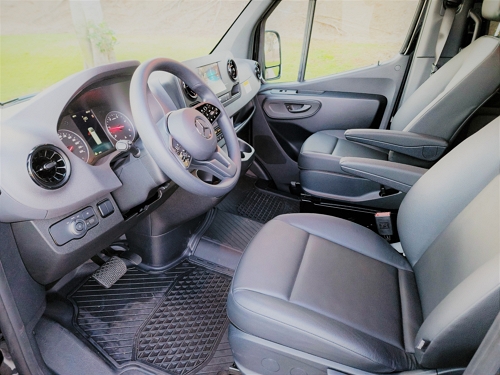 Sprinter van interior driver's side